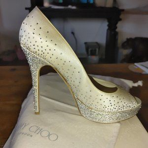 Jimmy Choo Salt in Ivory (White) - SZ 39
